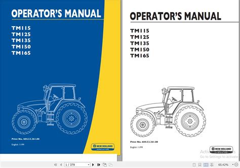 26 MB Table of Contents Table of Contents 4 Introduction 5 Improvements 5 Precautionary Statements 6 Personal Safety 6 Machine Safety 6. . New holland manuals pdf